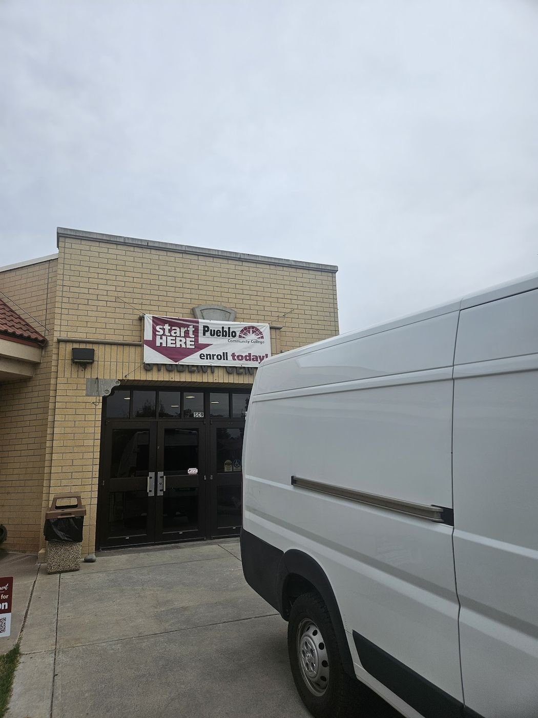 All Floors Pueblo van at commercial job site