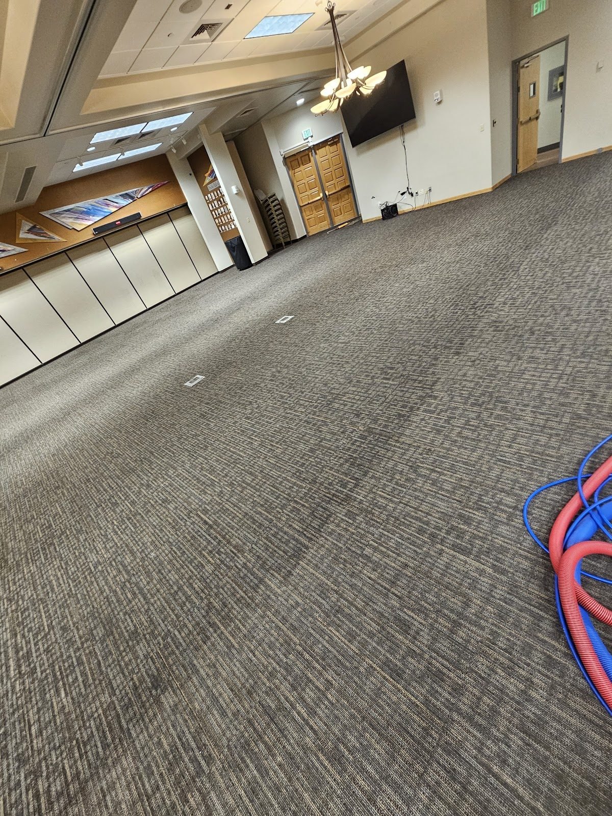 Event venue floor cleaning