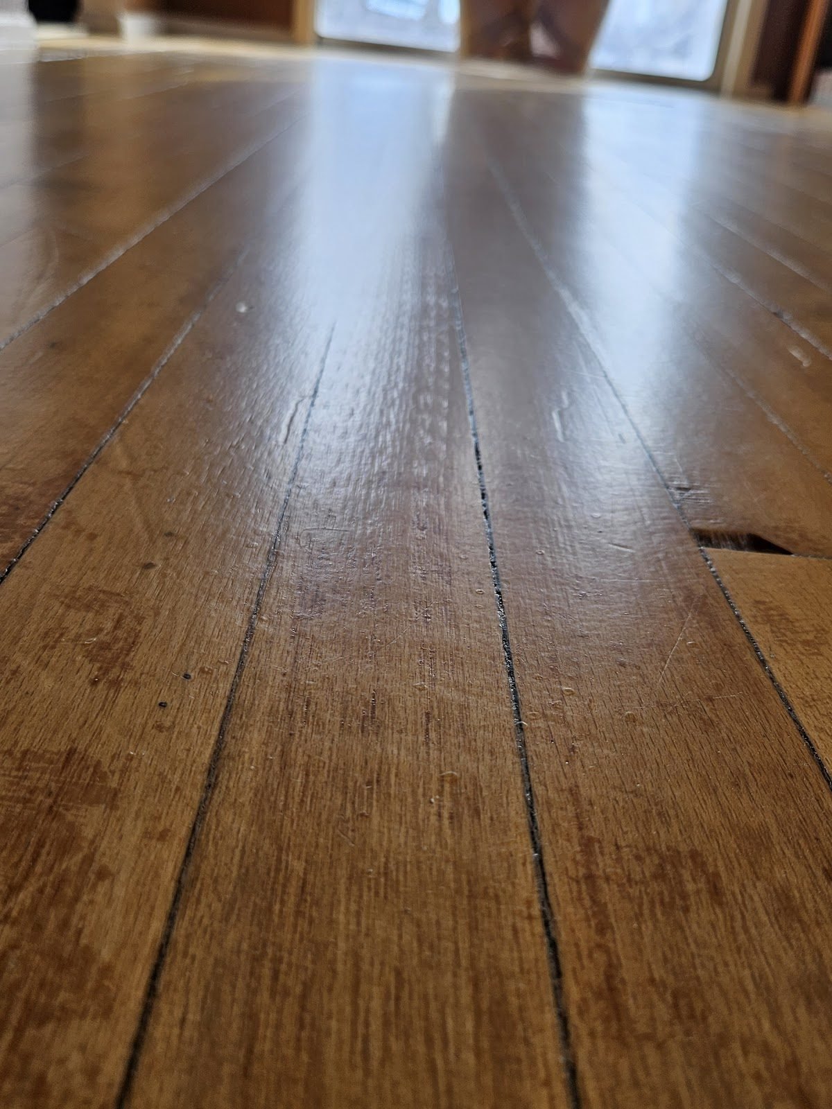 Hardwood with brick accent Pueblo