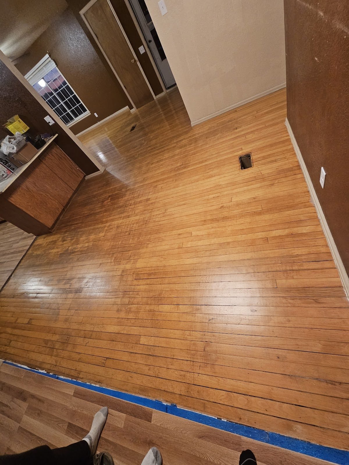 Hardwood doorway Pueblo