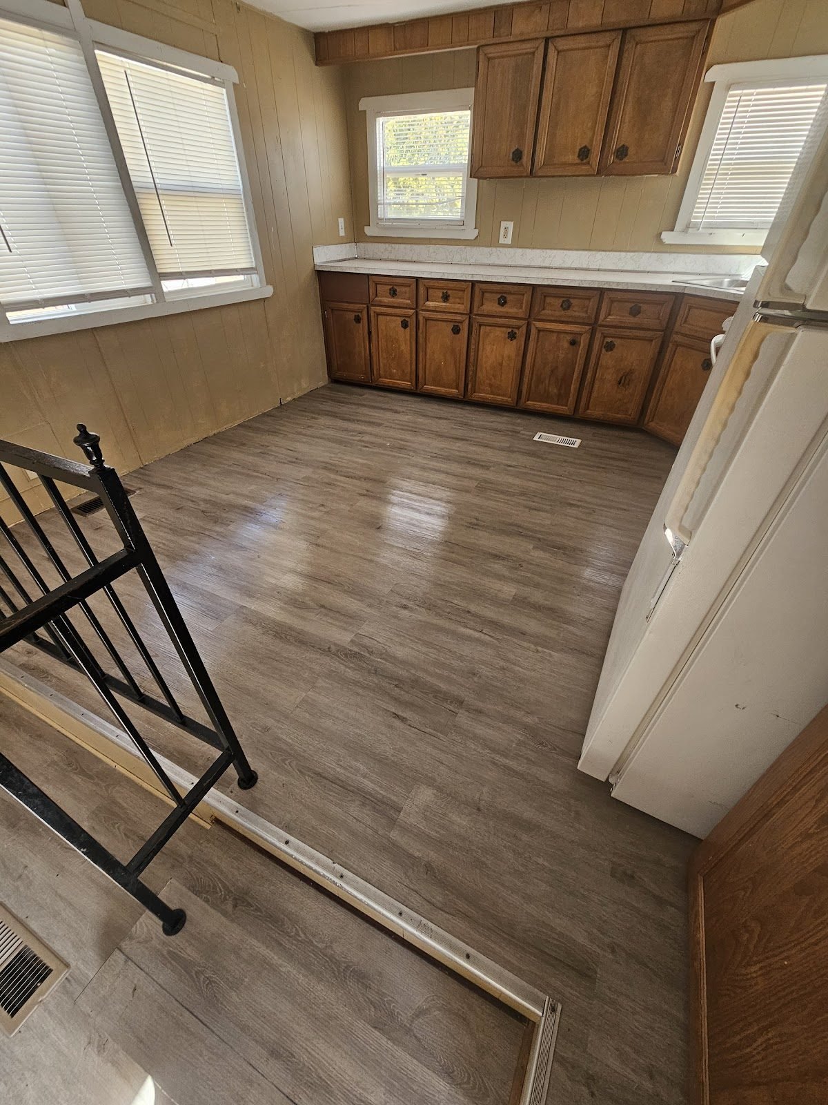 LVP installation progress Pueblo