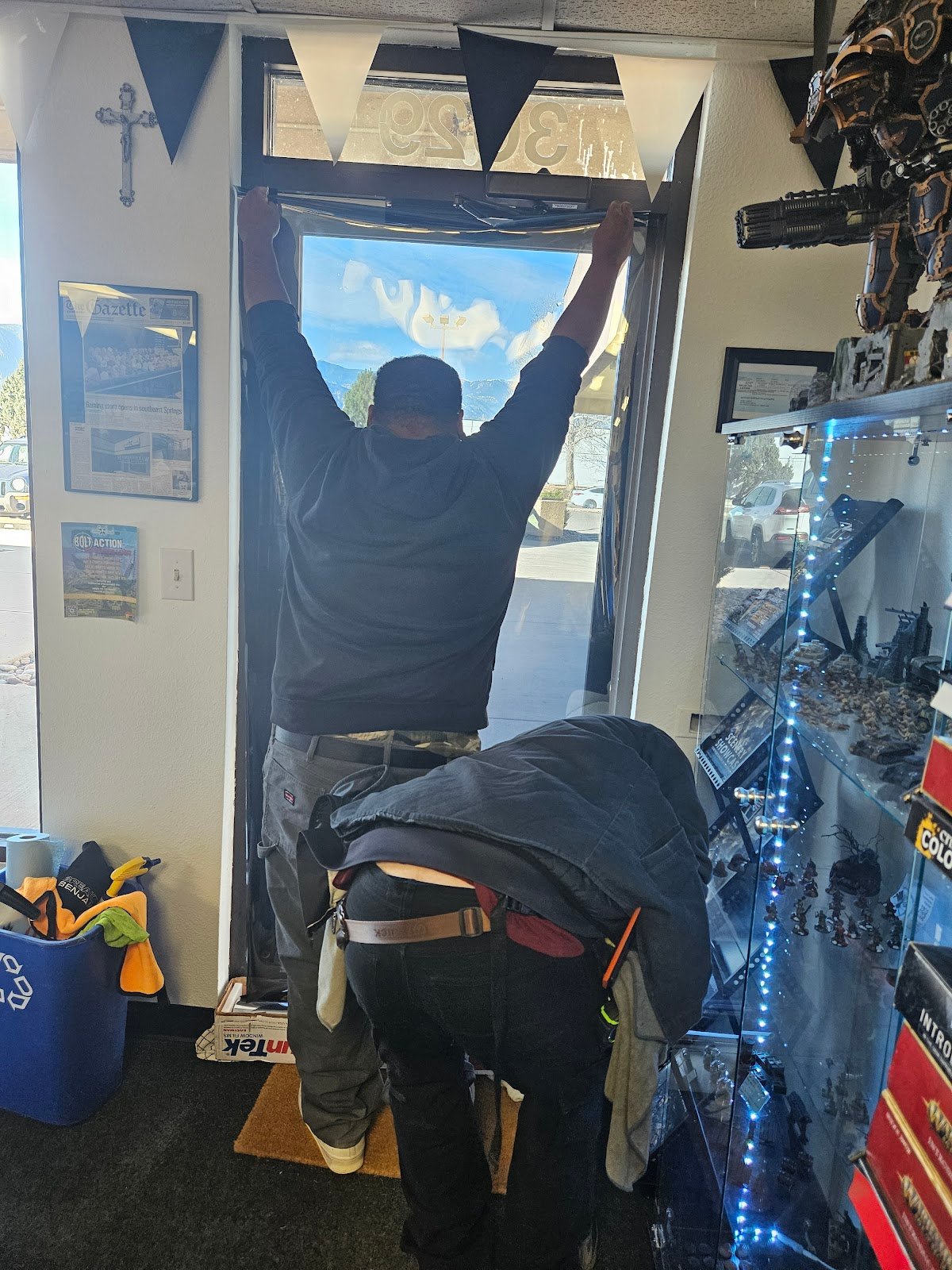 Solar heat rejection film Pueblo office building