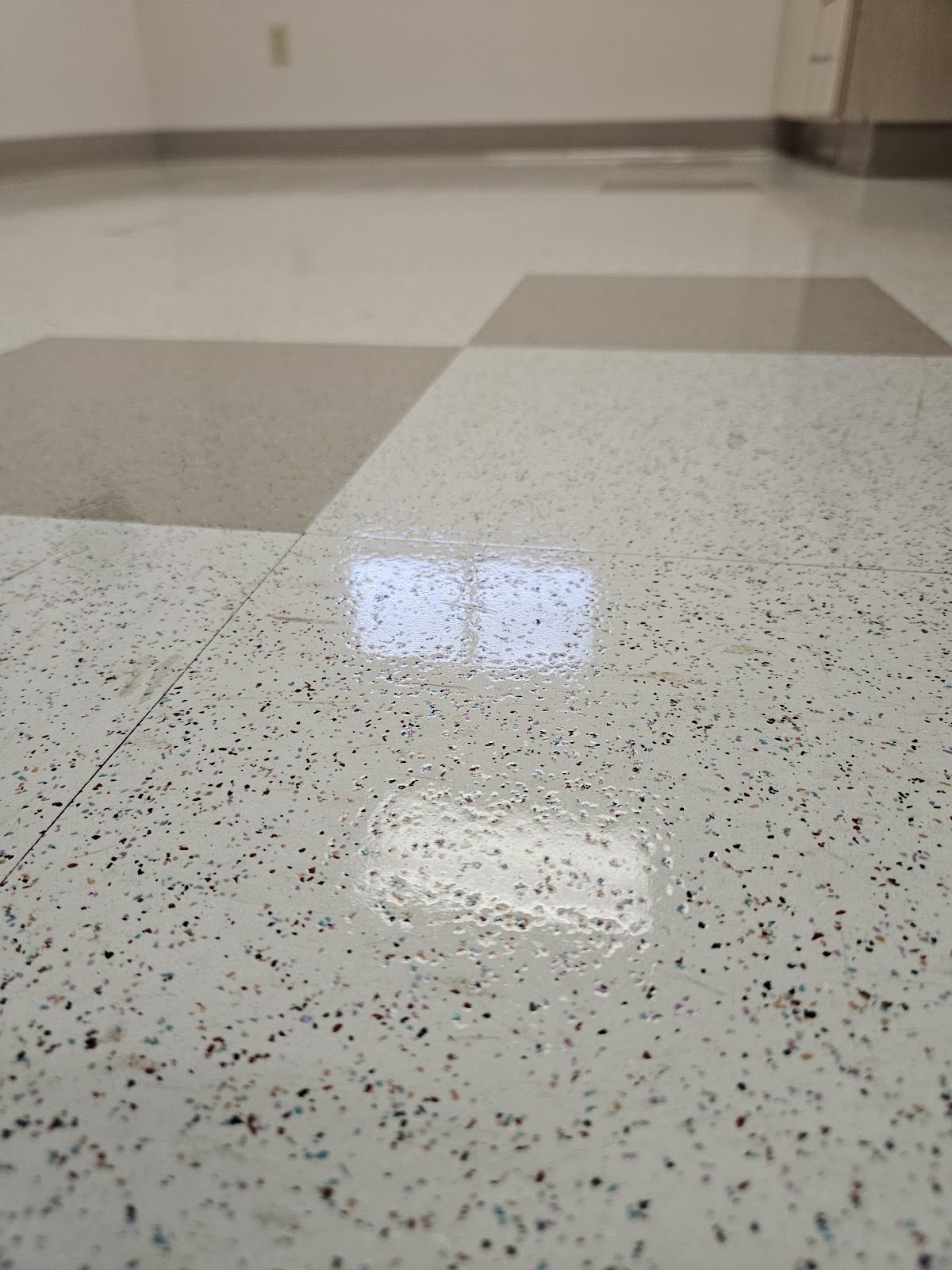Commercial tile after cleaning